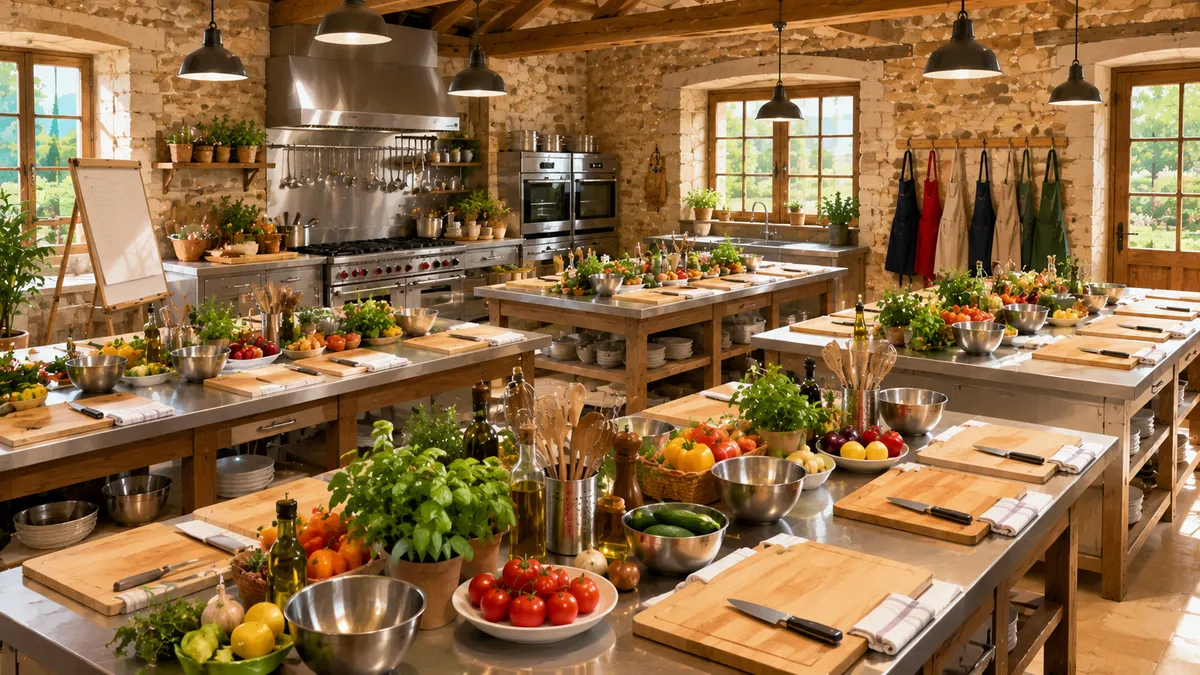 Organiser un atelier cuisine en gîte de groupe pour 20 personnes