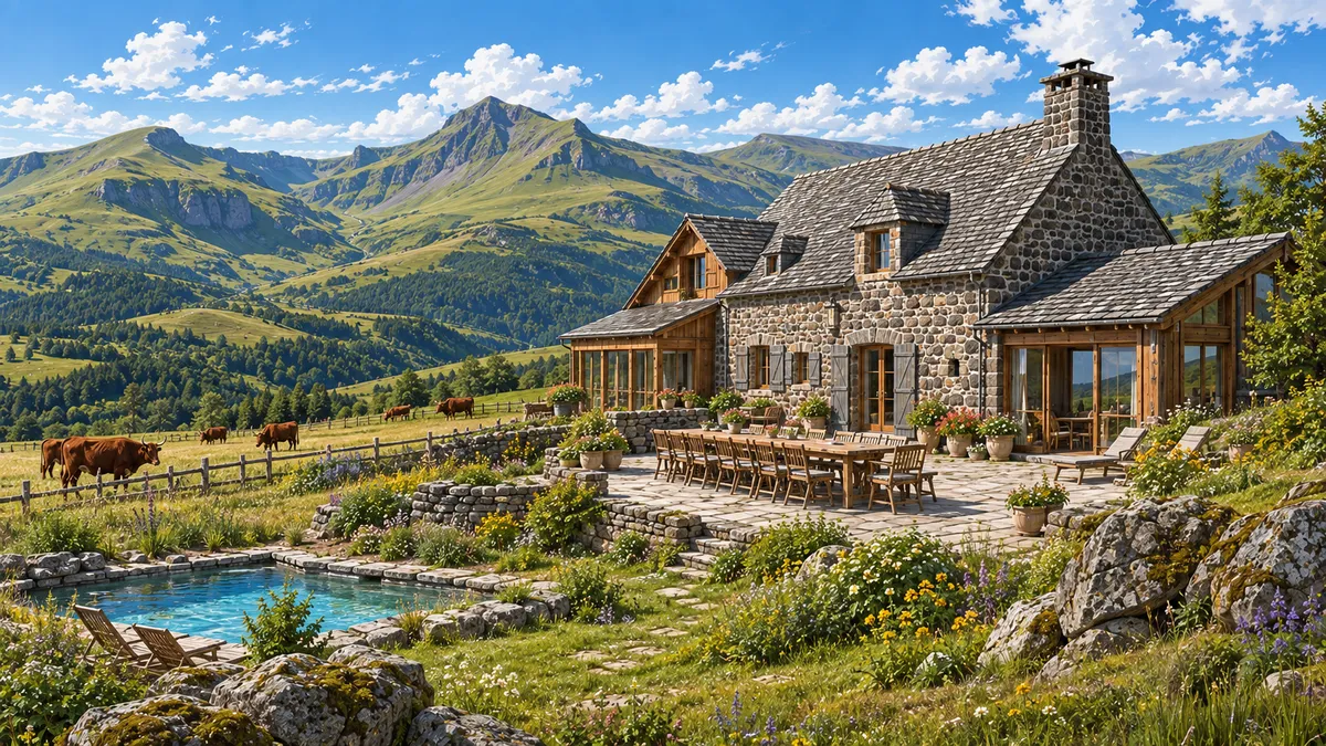 Gîte de groupe dans le Cantal : Auvergne sauvage et volcans