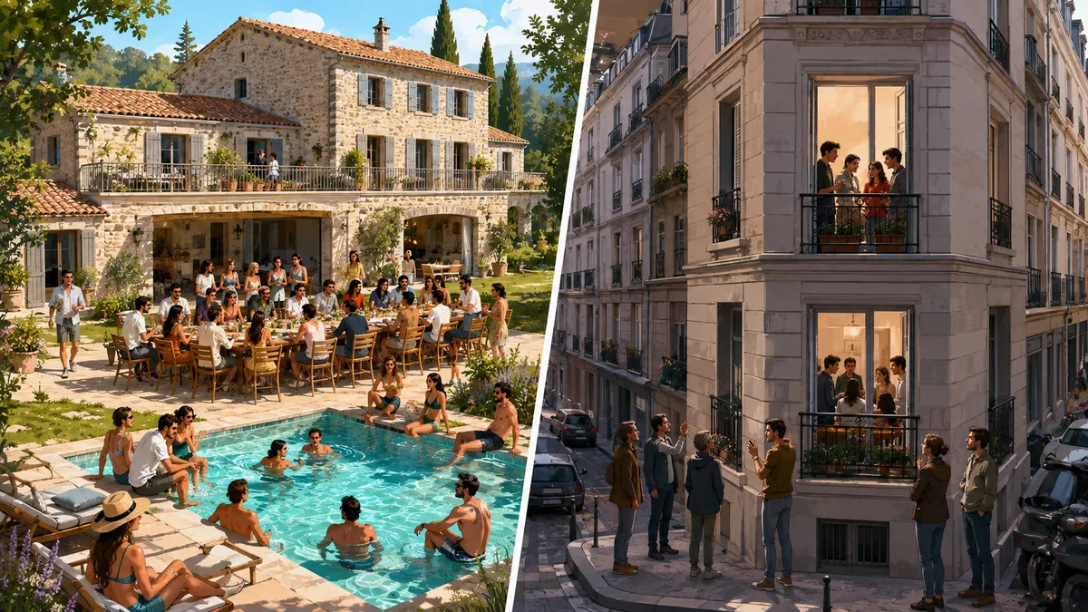 Gîte de groupe vs Airbnb : lequel choisir pour un grand rassemblement