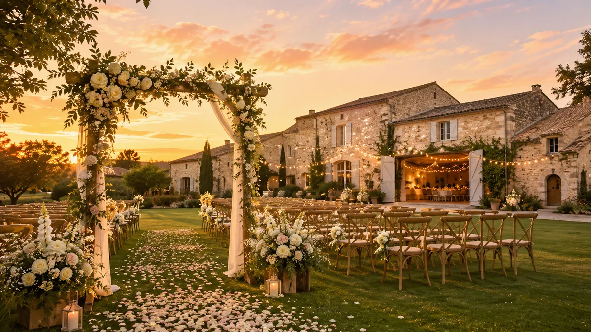 Les 10 meilleurs gîtes de groupe pour un mariage