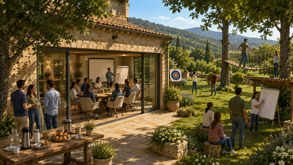 Organiser un séminaire en gîte de groupe : le guide complet