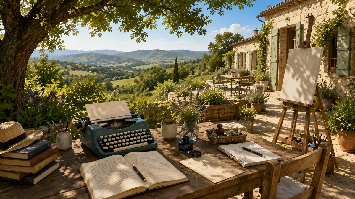 Retraite d'écriture ou atelier créatif en gîte de groupe : le lieu idéal