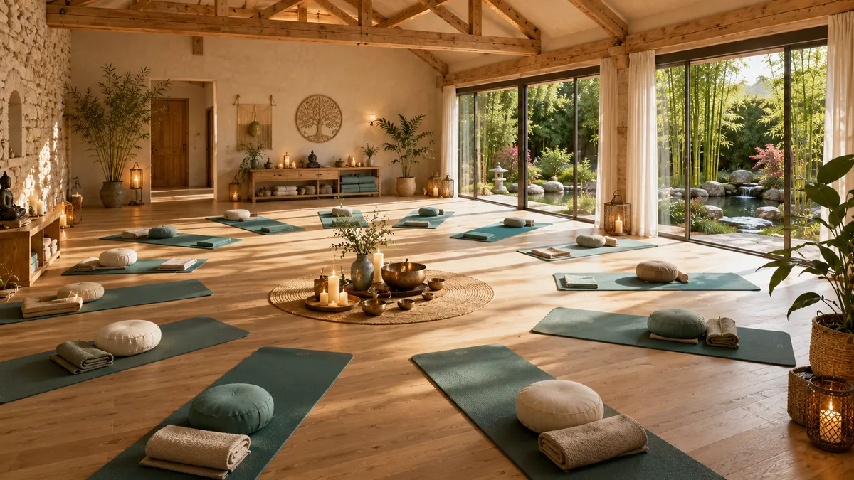 Retraite méditation et yoga en gîte de groupe : organisation et lieu idéal
