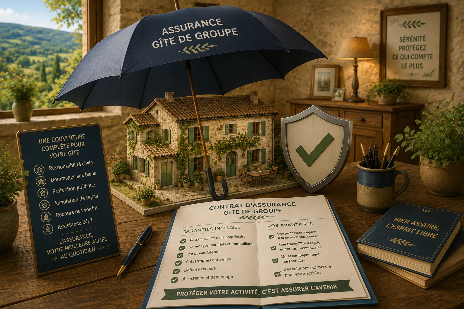 Assurer un gîte de groupe : les garanties à ne pas négliger