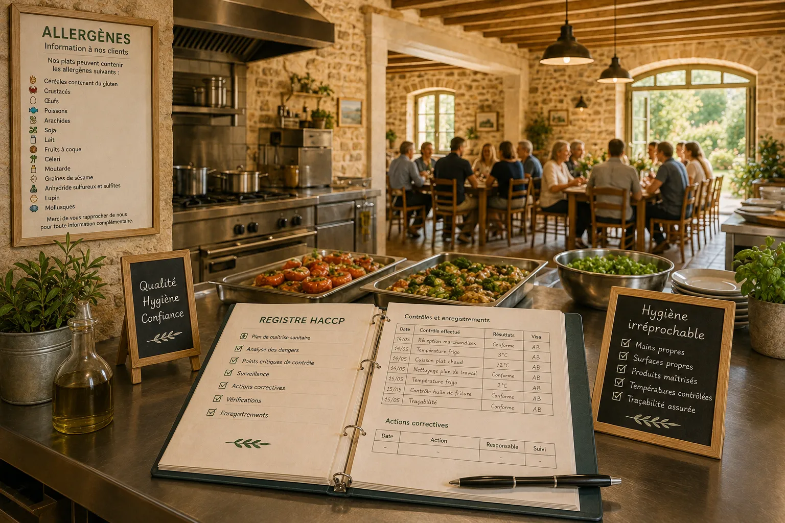 Fournir des repas dans son gîte : ce que la loi impose