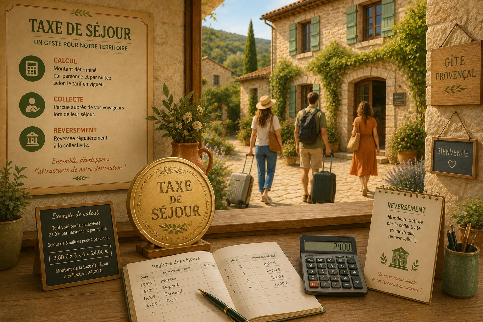 Taxe de séjour : ce que doit collecter un propriétaire de gîte de groupe