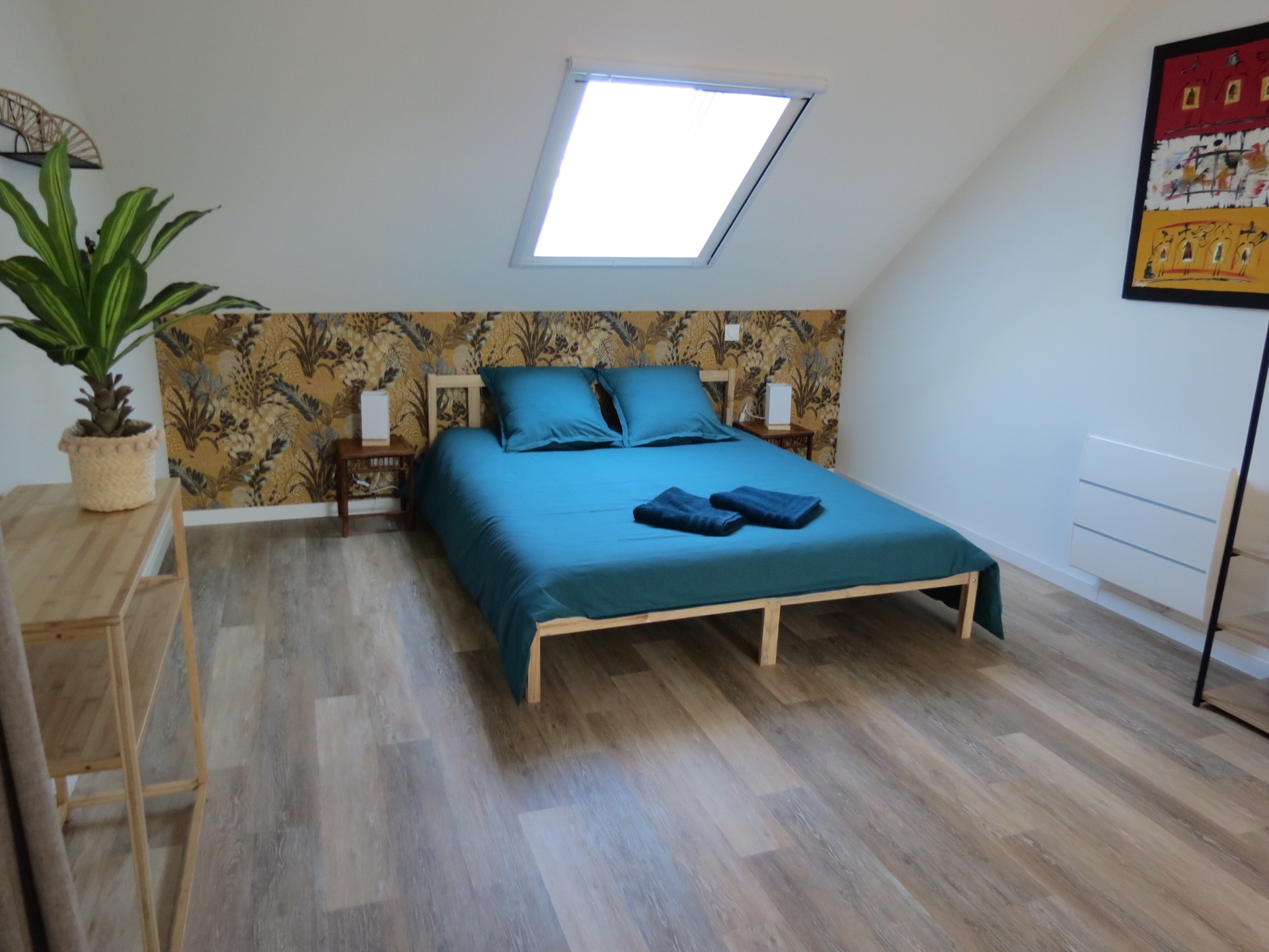 Dortoir à l’étage, 3ème zone lit queen size
