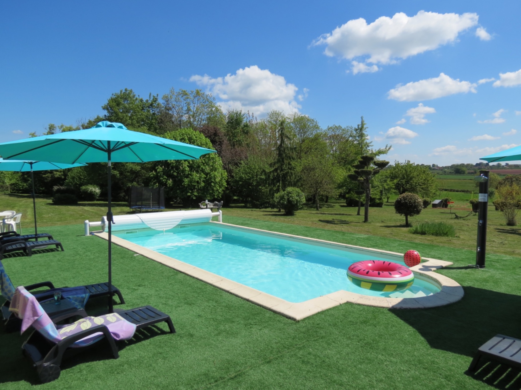 Piscine partagée