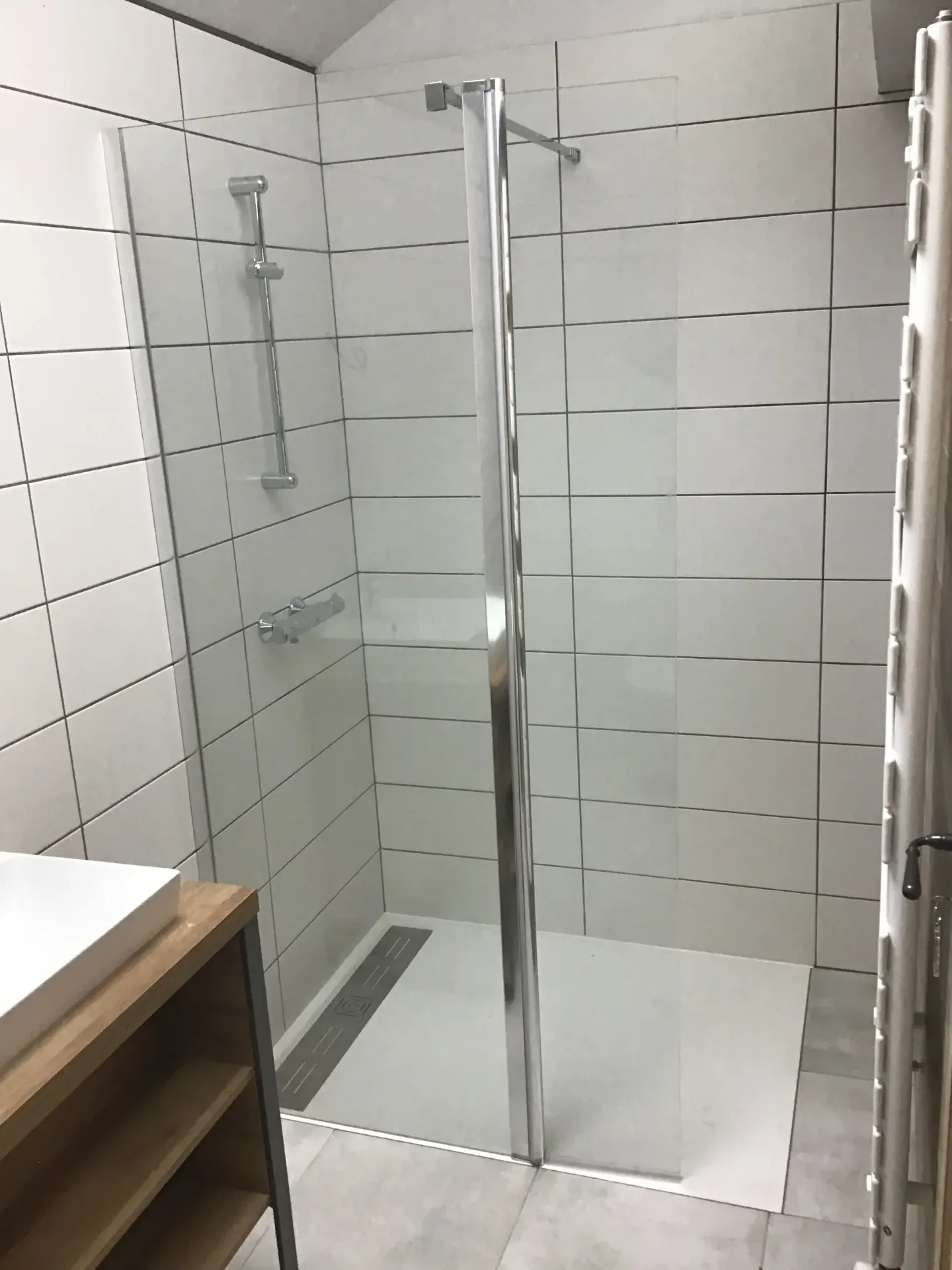 Douche italienne + WC suspendu au RDC