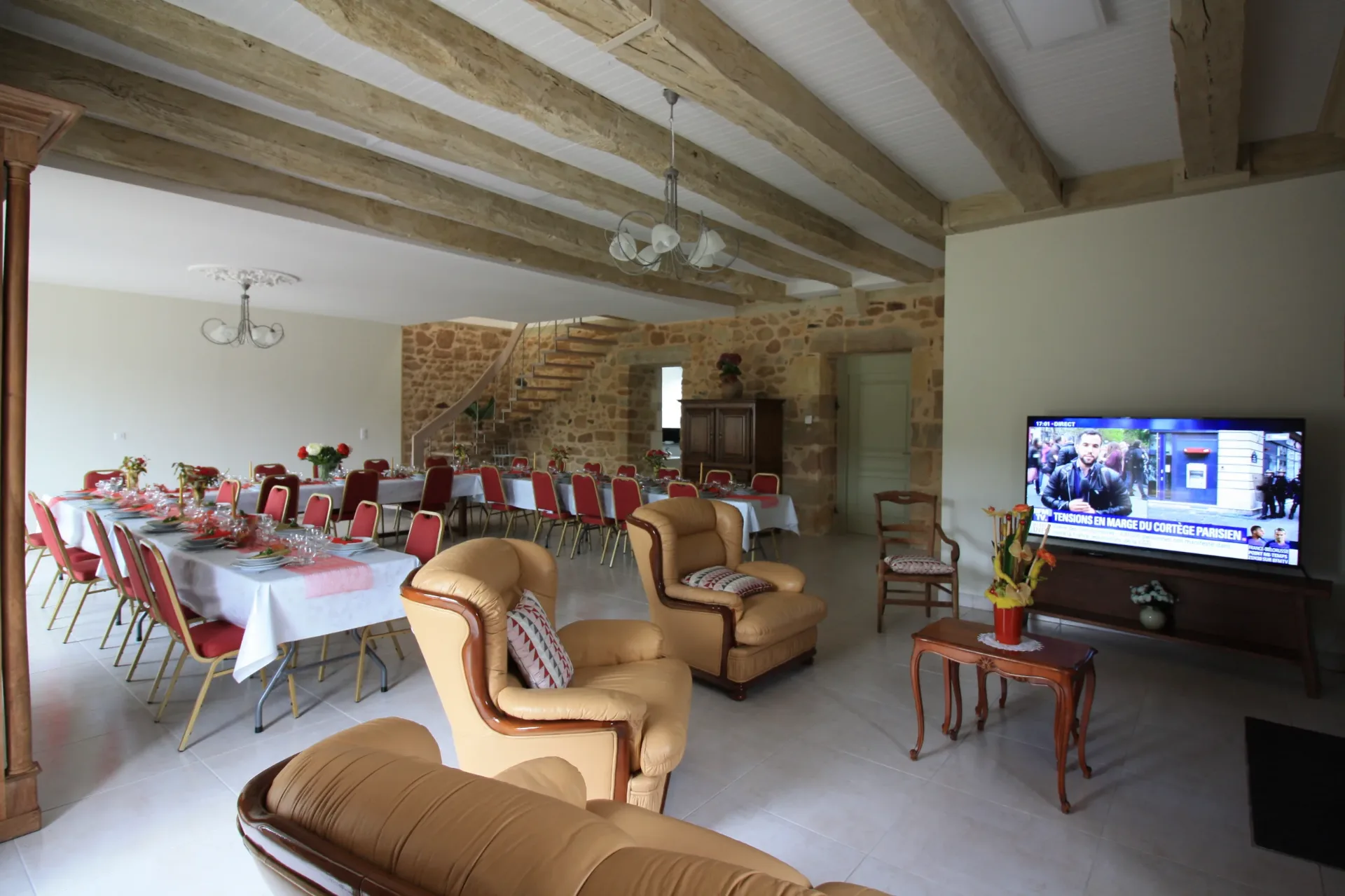 N°4 Domaine de La Rebière – Salle commune