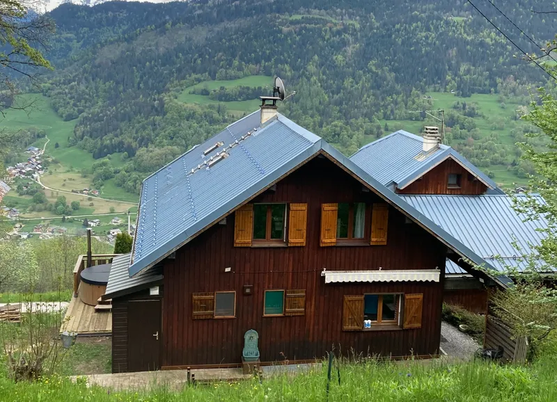 Photo 2 de Chalet La Rioule à Doucy-Combelouvière