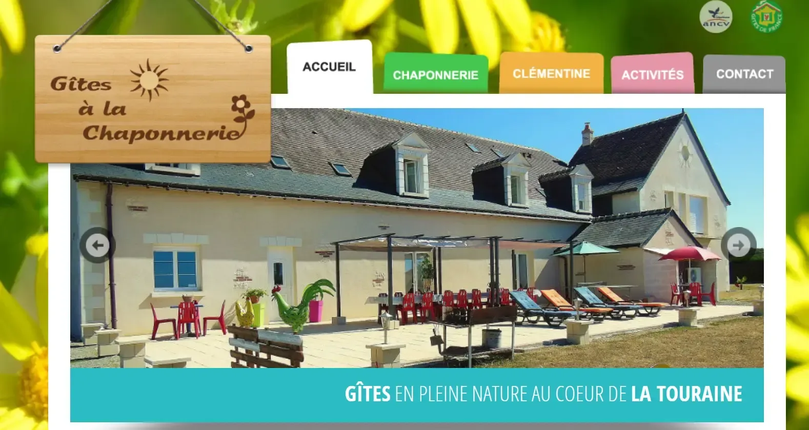 Gîte de groupe Gîte de la Chaponnerie à Neuillé-Pont-Pierre — Gîte de la Chaponnerie – Neuillé-Pont-Pierre, capacité 27 personnes