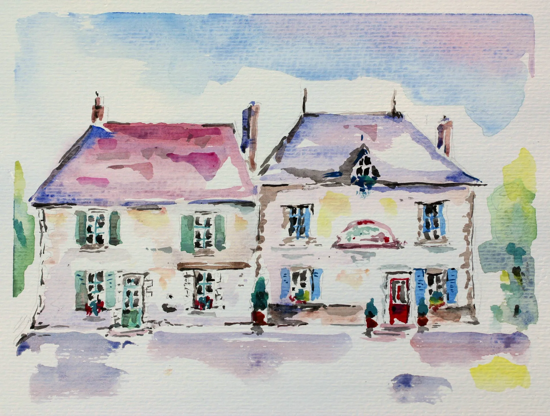 Gîte de groupe Le Comptoir et l'Aquarelle à Paulmy — Photo 1 de Le Comptoir et l'Aquarelle à Paulmy, capacité 14 personnes
