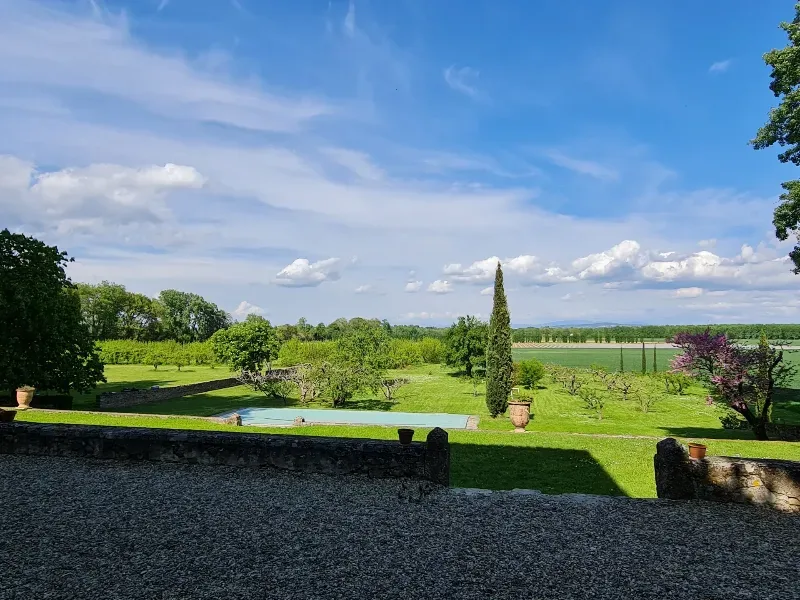 Le Domaine de Lamartine – La vue à partir des terrasses