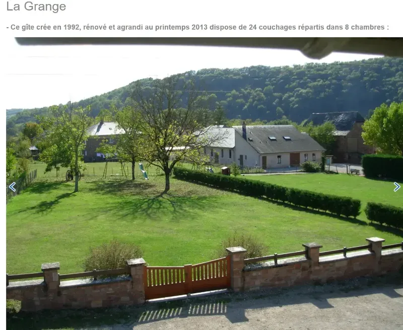 Gîte La Grange – Nauviale