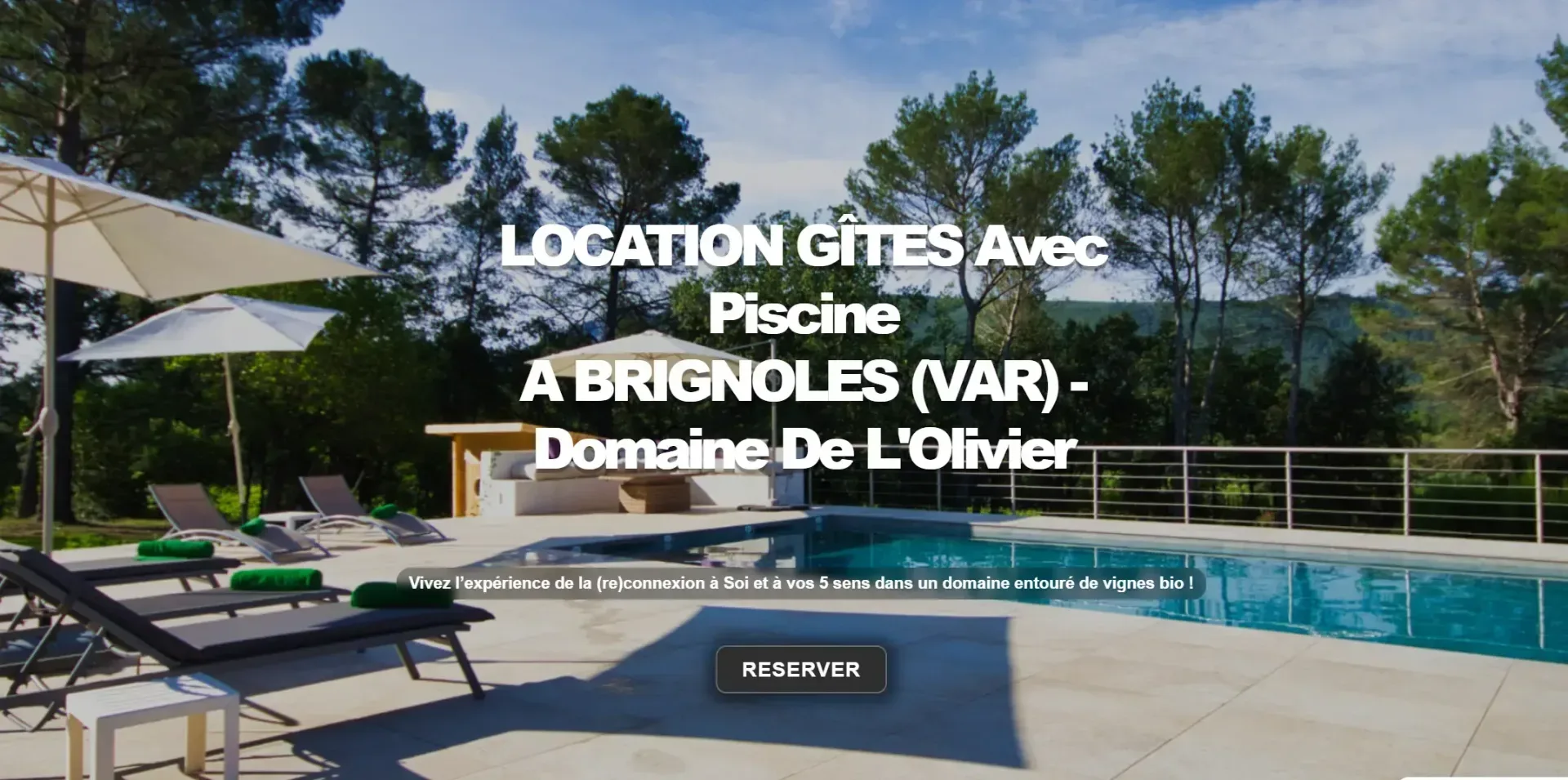 Gîte de groupe Domaine de l'Olivier à Brignoles — Domaine de l'Olivier – Brignoles, capacité 21 personnes