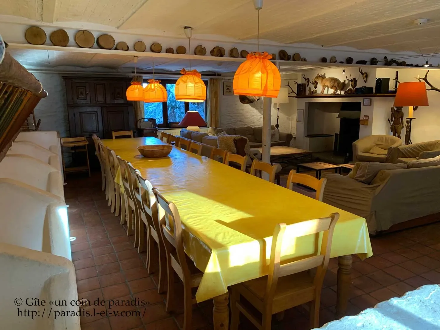 Un coin de paradis grand living