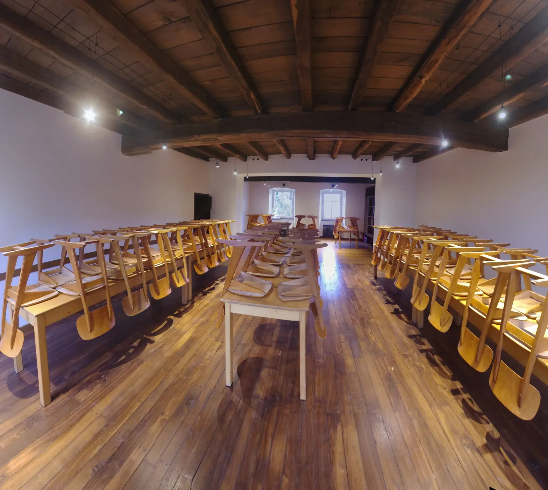 salle de réfection au 1°étage