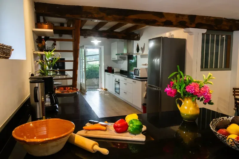 La cuisine professionnelle, ouverte au traiteur ou au cuisinier du groupe