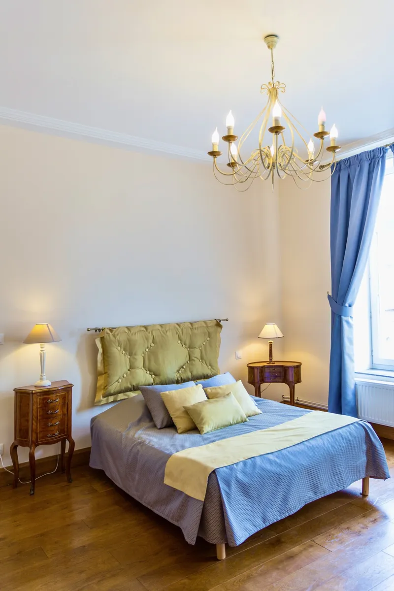 Chambre double dans les espaces résidentiels du domaine