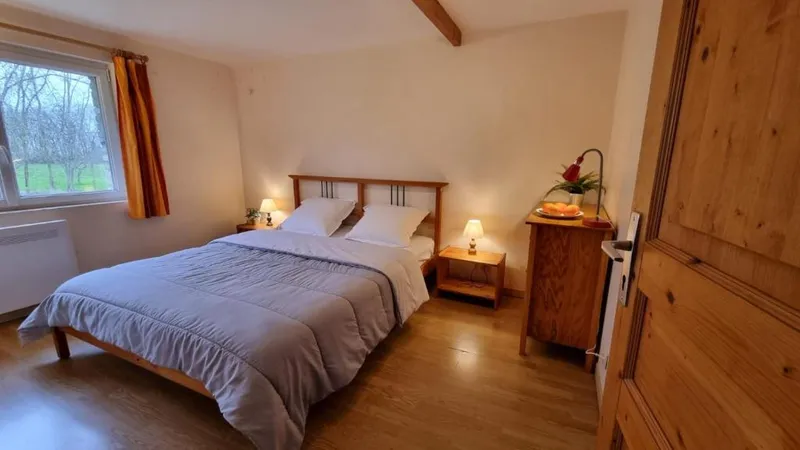 Intérieur d'un des dix gîtes indépendants du domaine