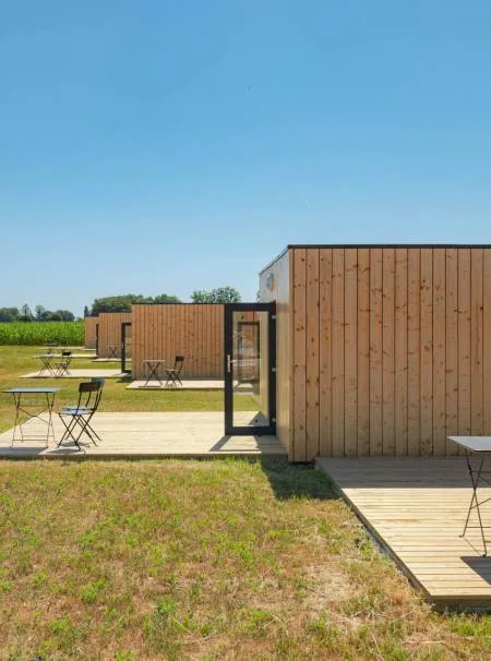 Gîte de groupe Les Lodges d'Opale à Vironchaux — Photo 1 de Les Lodges d'Opale à Vironchaux, capacité 32 personnes