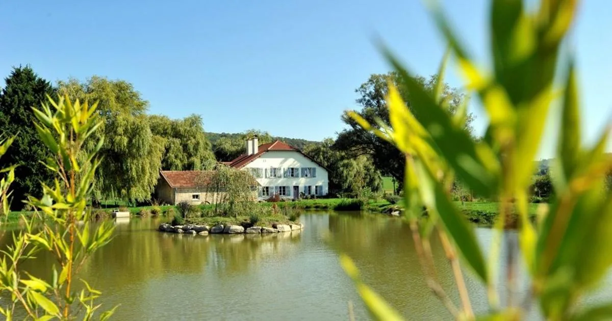 Gîte de groupe Le Moulin d'Offrécourt à Soulaucourt-sur-Mouzon — Vue extérieure du Moulin d'Offrécourt, moulin rénové dans un parc de 11 000 m² à Soulaucourt-sur-Mouzon, capacité 15 personnes