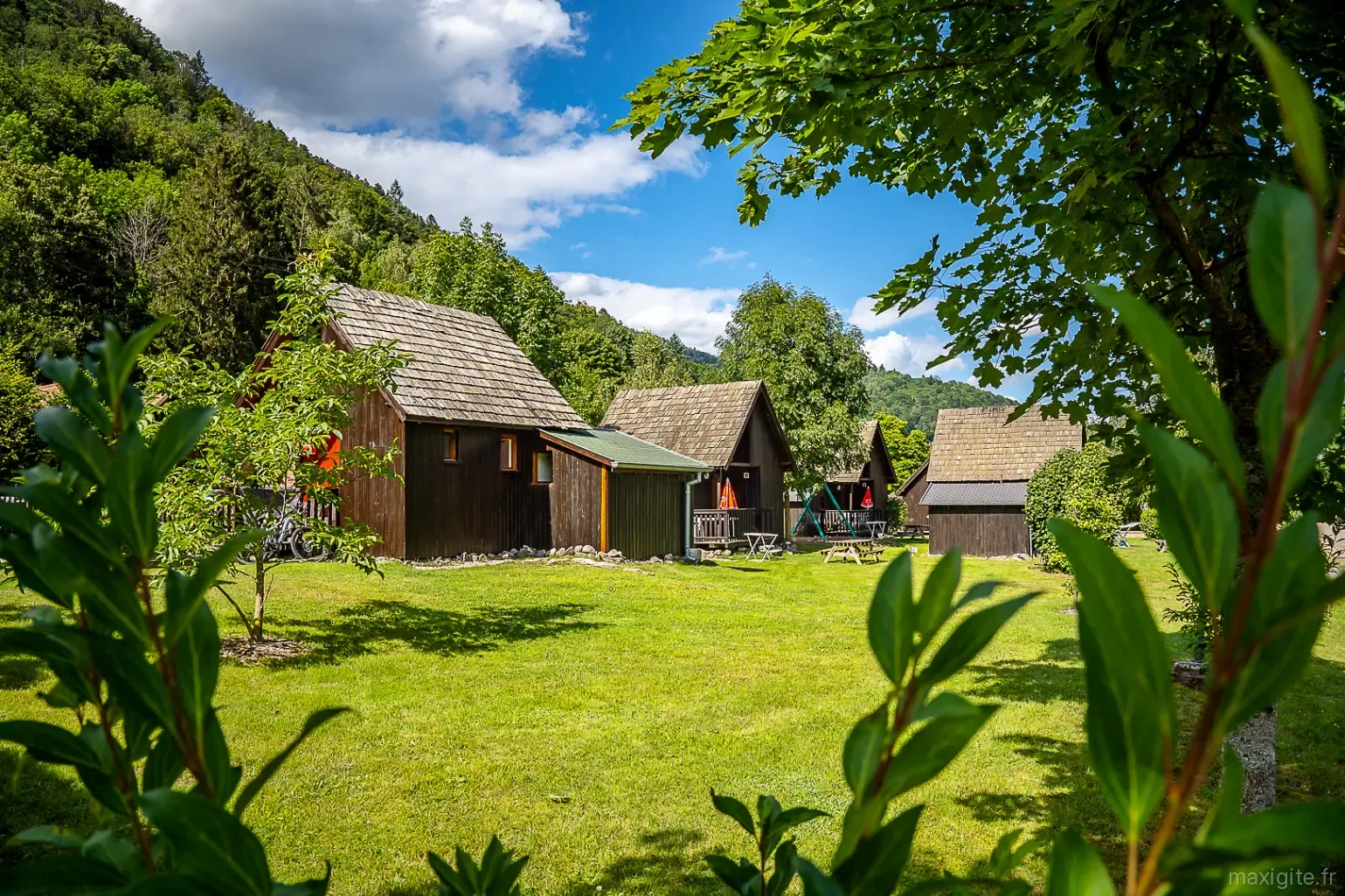 Chalet en bois de la Wormsa dans la forêt vosgienne de Metzeral en Alsace