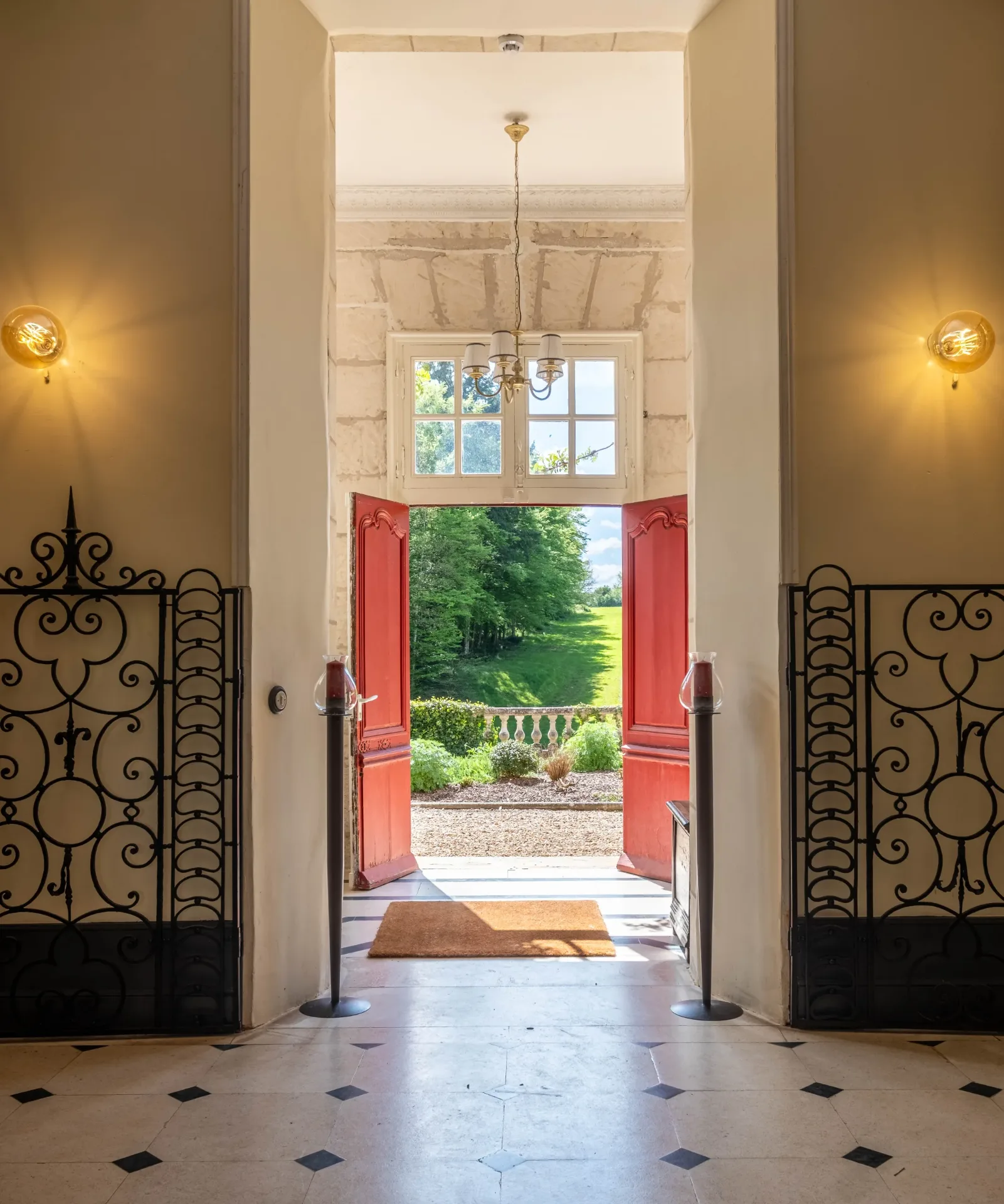 L'entrée du château
