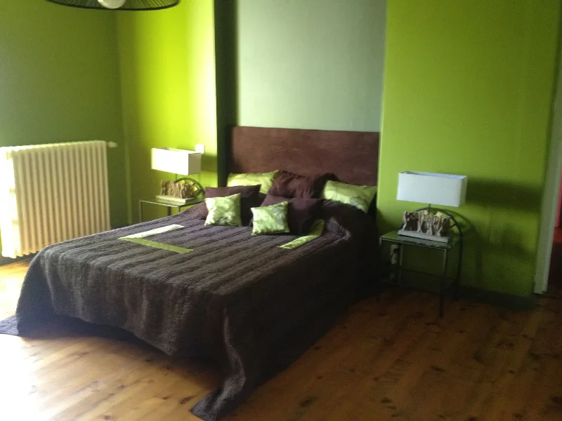 Chambre Zen avec lit double et possibilité de lits d'appoint