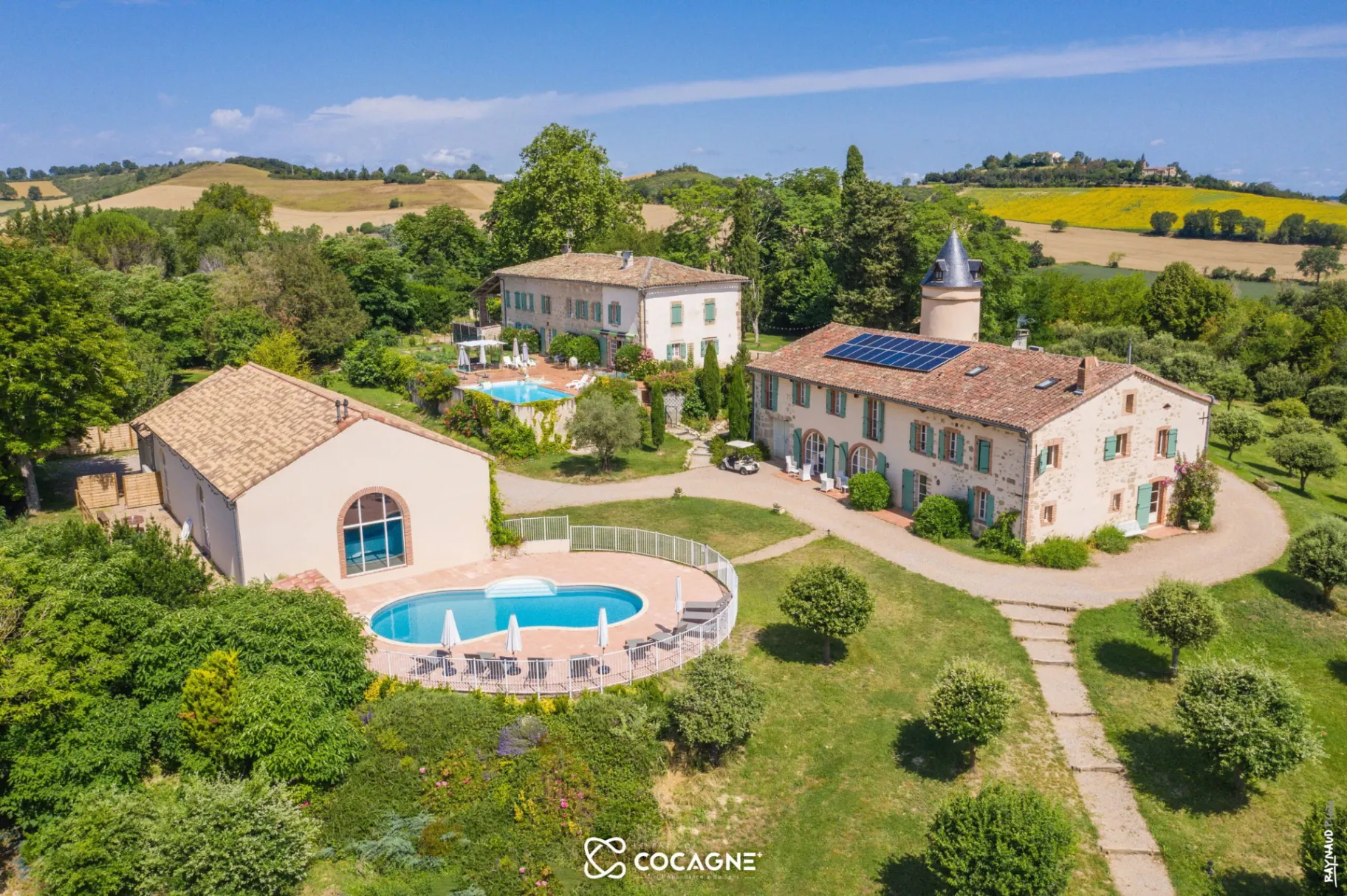 Gîte de groupe Domaine d'En Naudet à Teyssode — Domaine d'En Naudet – Teyssode, capacité 27 personnes