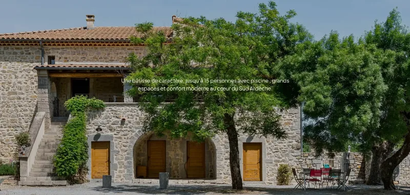 Gîte Domaine de Miegessolle — gîte de groupe à Saint-André-de-Cruzières