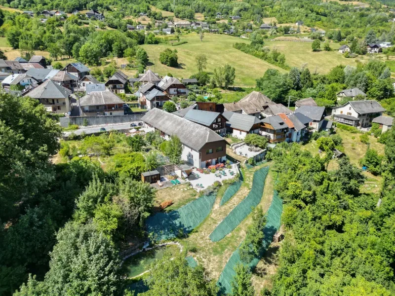 Domaine du Gîte des 5 Éléments – Vu du ciel