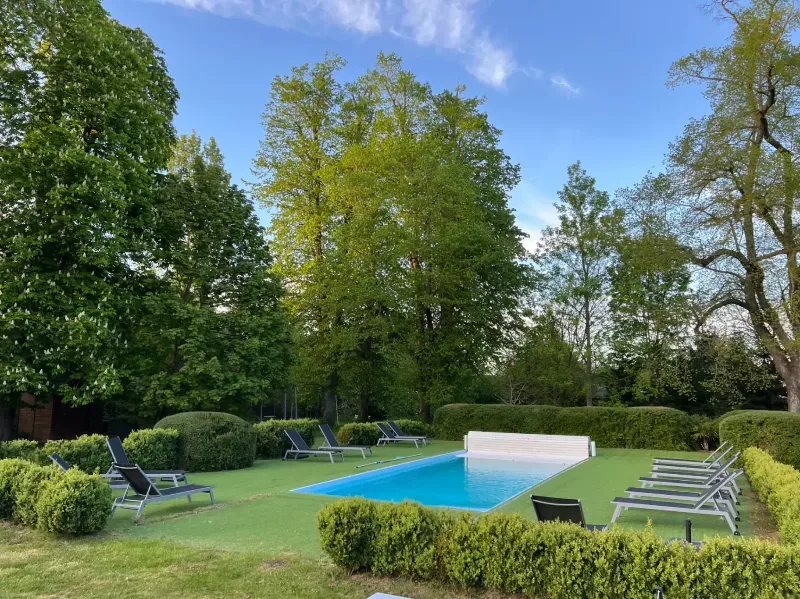 la piscine - Château du Bois de la Lune – Angerville-la-Campagne